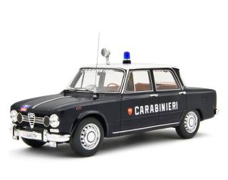 Alfa Romeo Giulia Super 1969 Carabinieri BLU OLANDESE Laudoracing 1:18 Resinemodell (Türen, Motorhaube... nicht zu öffnen!)